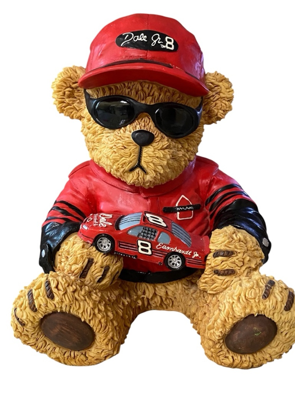 Vintage Dale Earnhardt Jr Bear Figure
